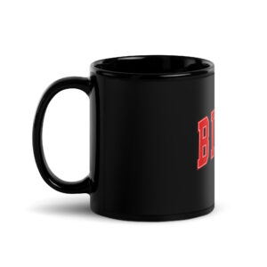 Black BINNY University Glossy Mug