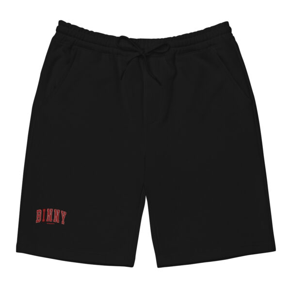 BINNY University Embroidered Fleece shorts