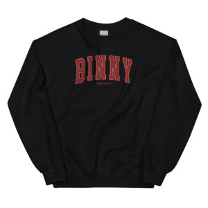 Unisex BINNY University Embroidered Sweatshirt
