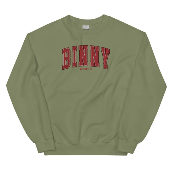 Unisex BINNY University Embroidered Sweatshirt - Image 8